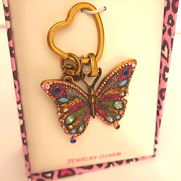 Betsey Johnson Accessories - Betsey Johnson Multicolor Butterfly Charm